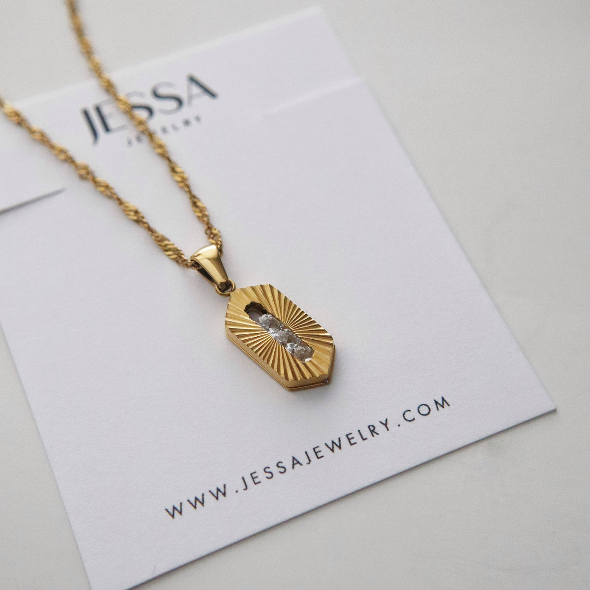 Everlight Necklace | CZ Stone Necklace
