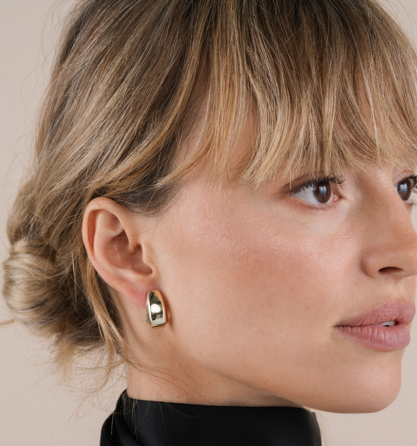 Bold Drop - Gold Earrings
