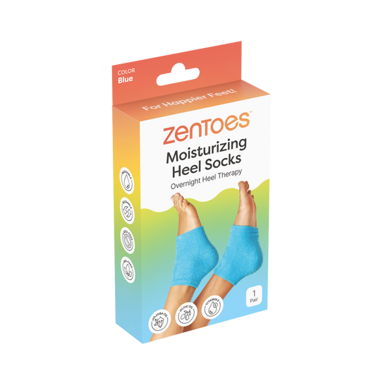 Moisturizing Heel Socks - 1 Pair - Fuzzy