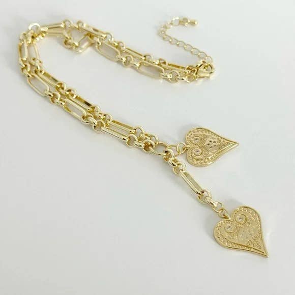 Two of Hearts Necklace