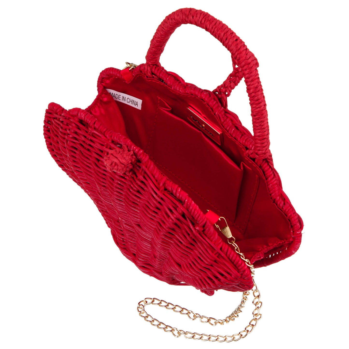 Handbag: SHELLY-RED
