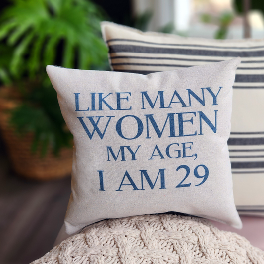 Wit & wisdom tiny pillow- Like Many Women