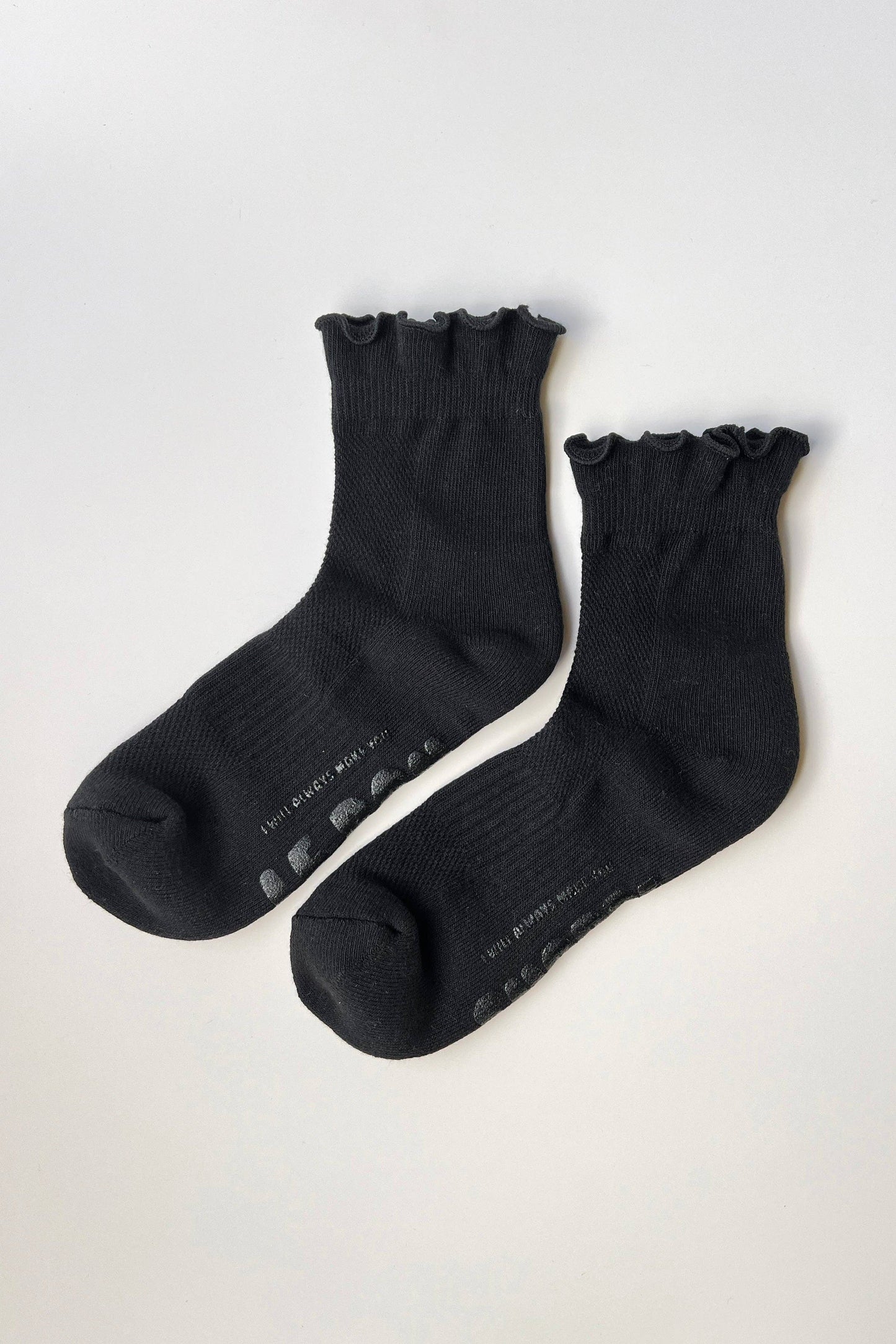 Ruffle Hugger Crew Socks