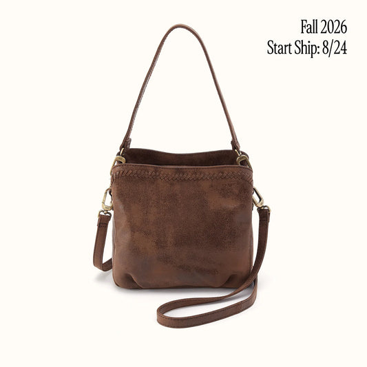 Starr Convertible Shoulder in Buffed Leather