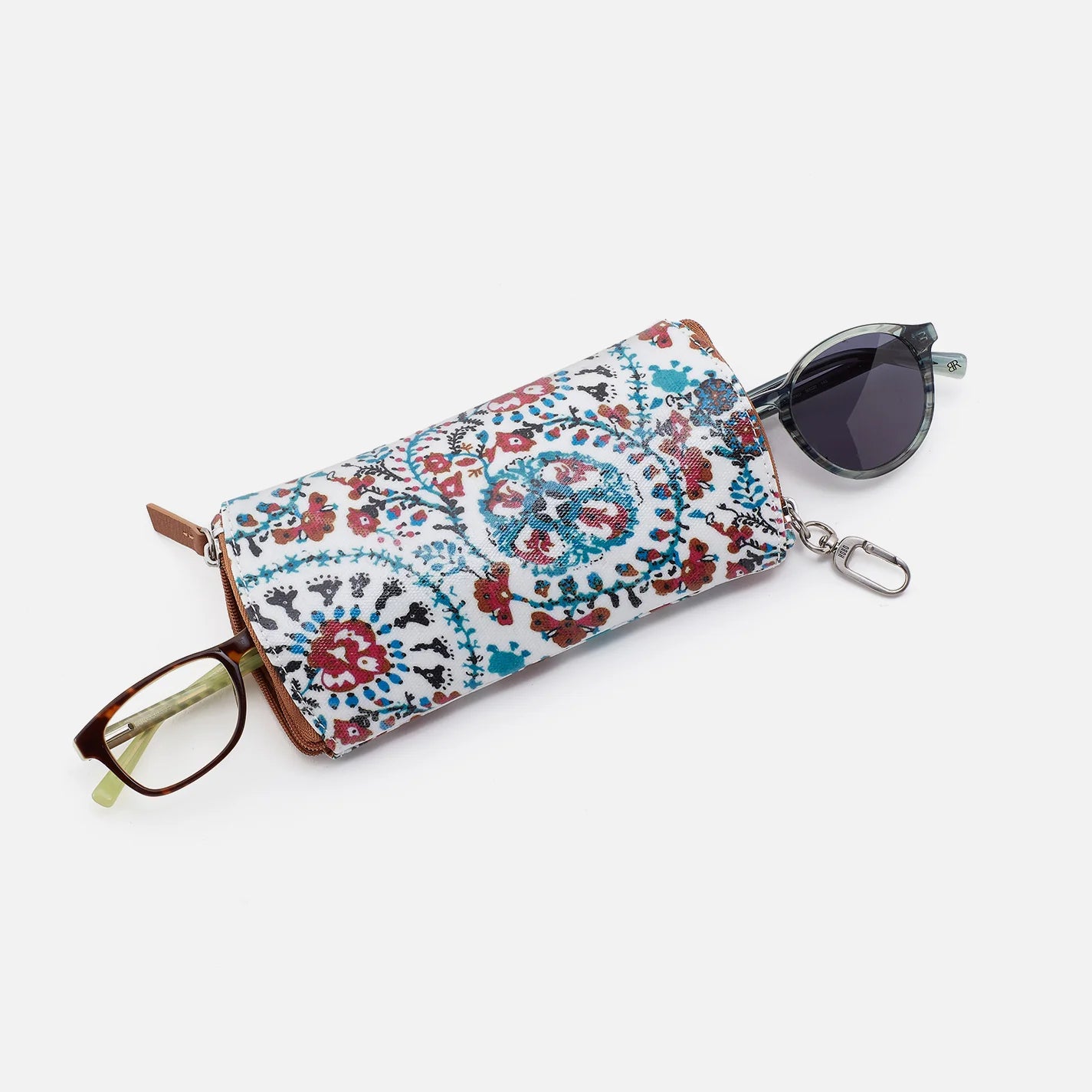 Spark Double Eyeglass Case In Cotton Canvas