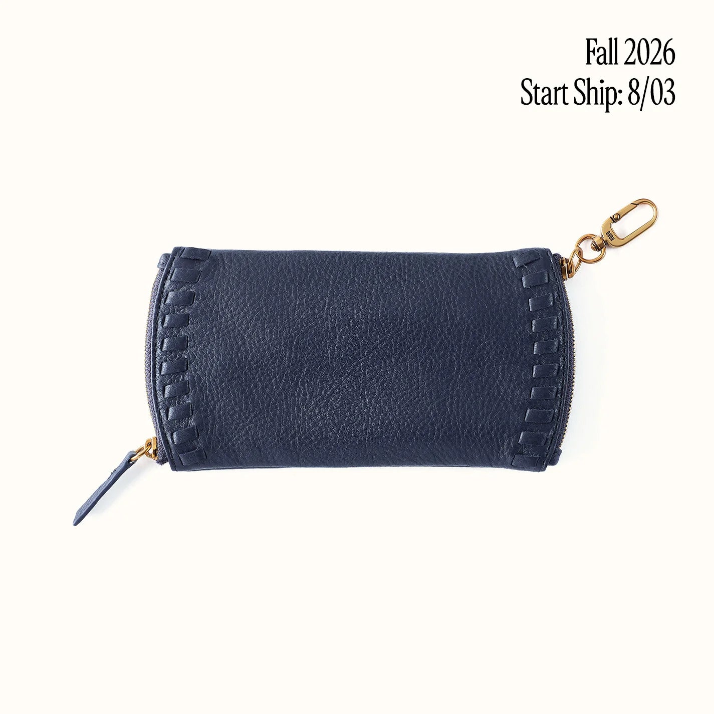 Spark Double Eyeglass Case in Pebbled Leather