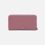 Nila Large Zip Around Wallet In Pebbled Leather