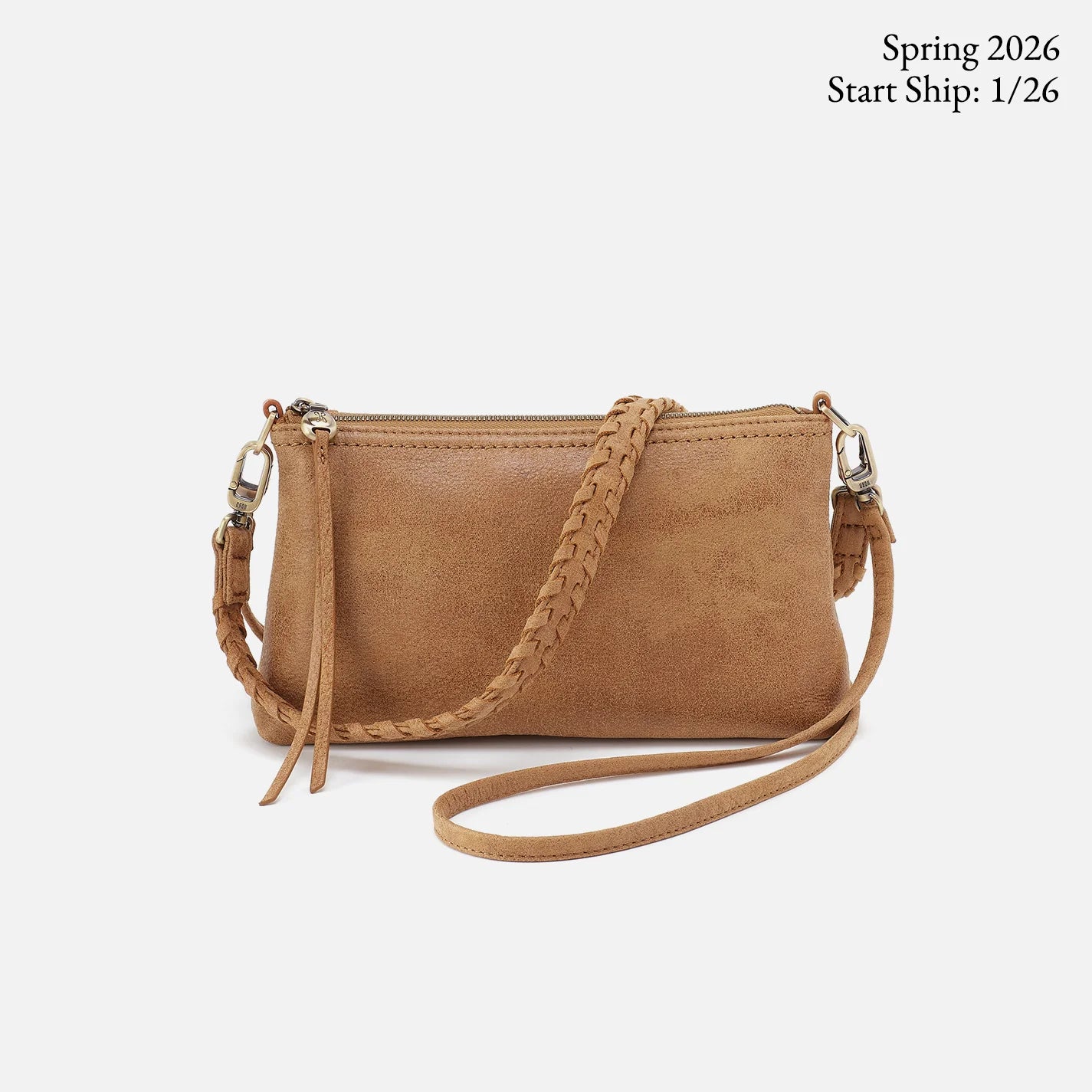 Darcy Crossbody in Buffed Leather