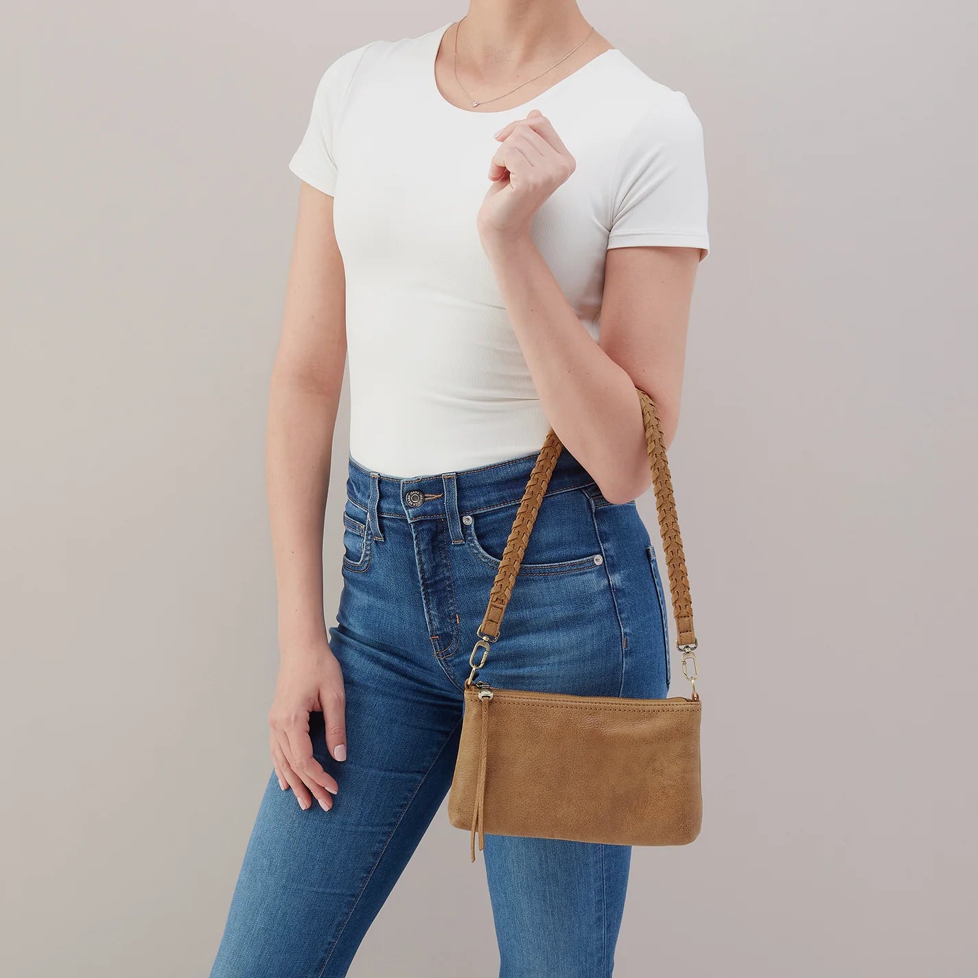 Darcy Crossbody in Buffed Leather