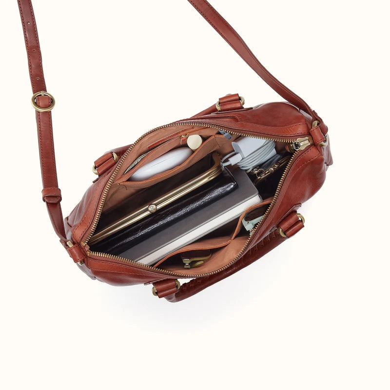 Expedition Satchel in Patina Leather