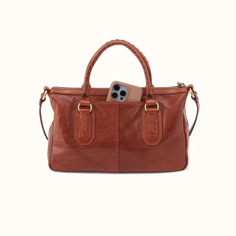 Expedition Satchel in Patina Leather
