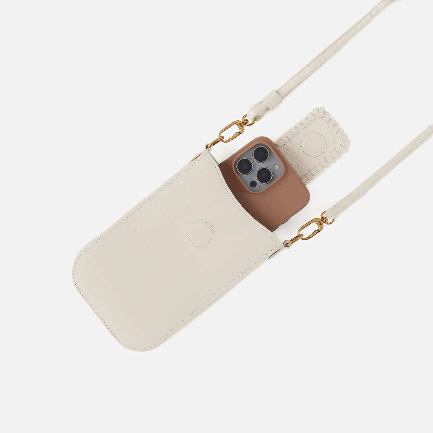 Expedition Phone Crossbody in Pebbled Leather