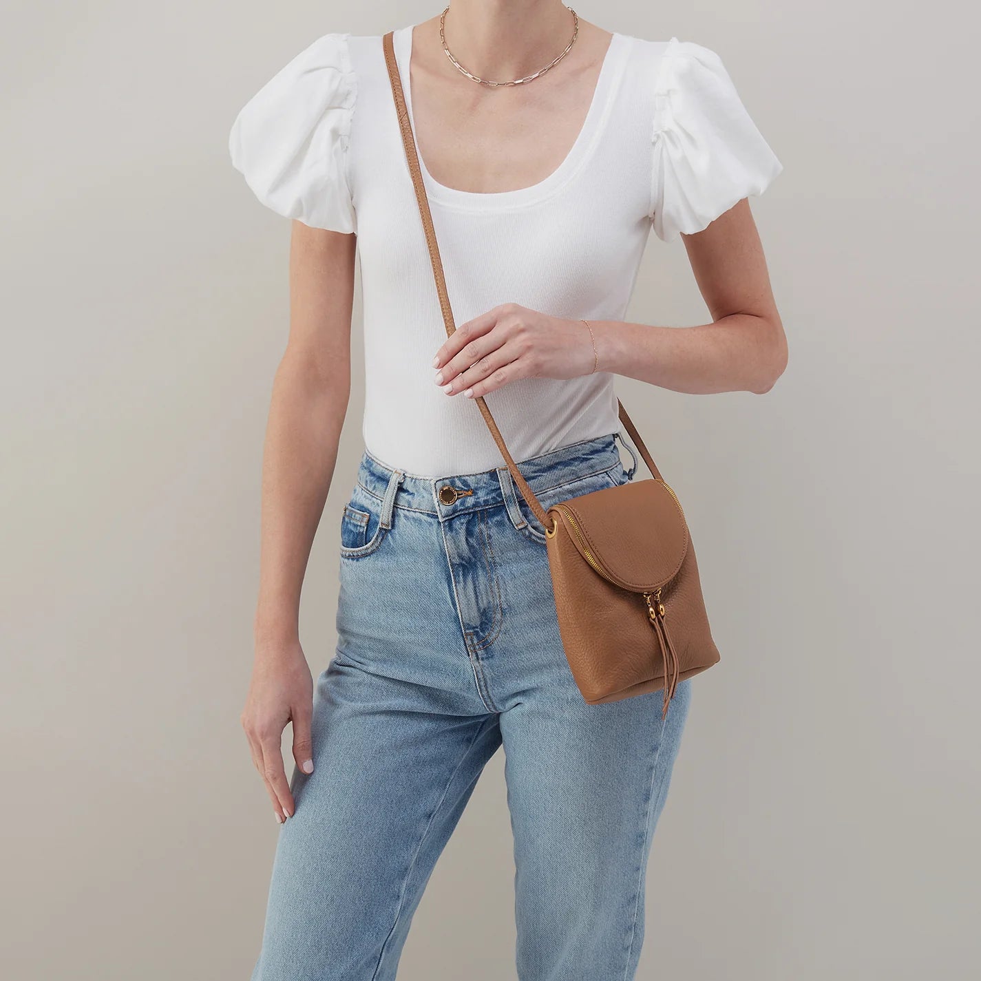 Fern Crossbody In Pebbled Leather