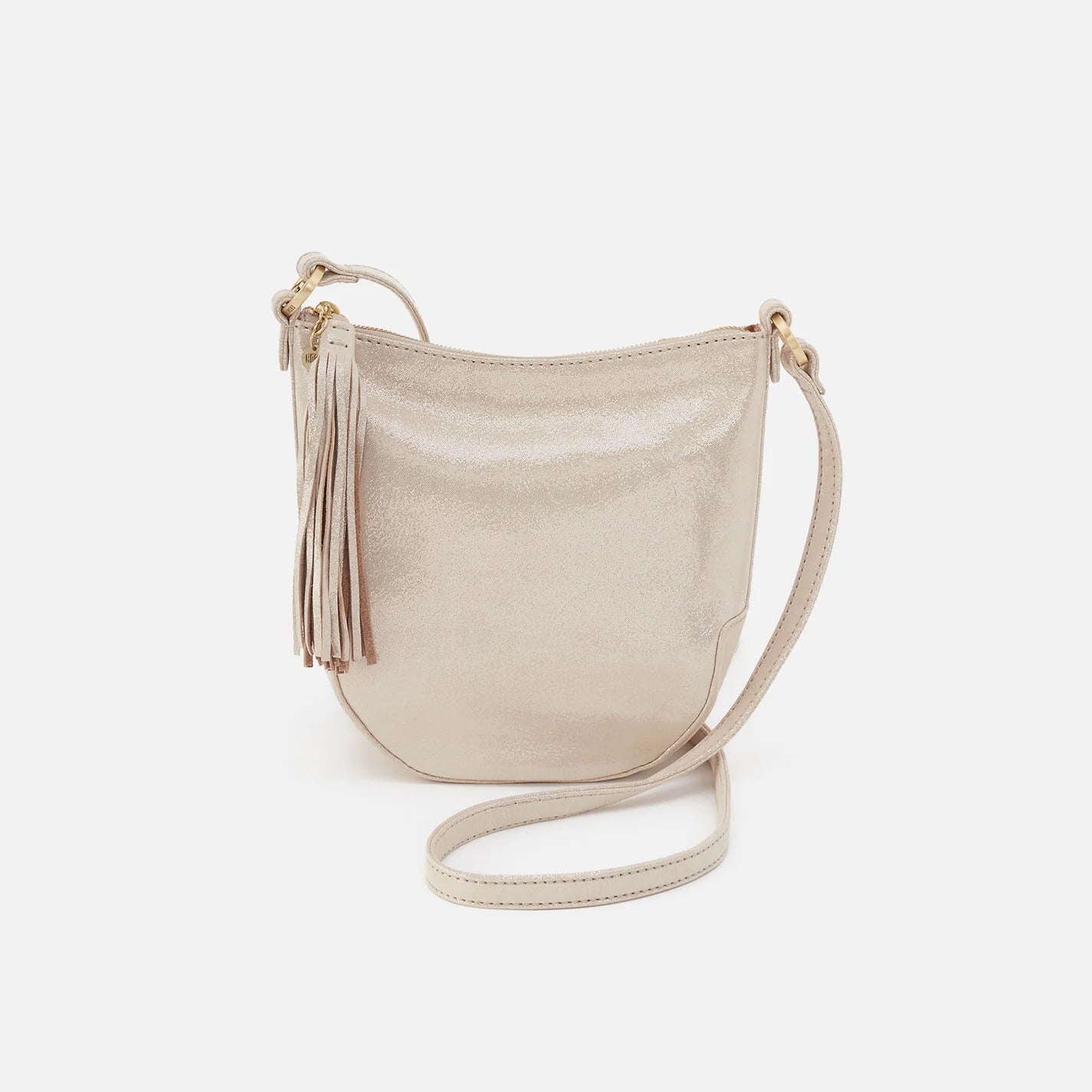 Lexi Crossbody in Metallic Leather