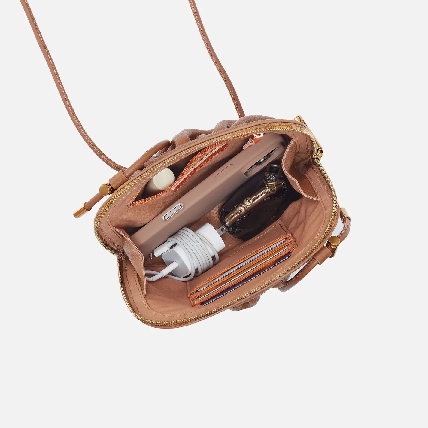 Isabelle Crossbody in Pebbled Leather