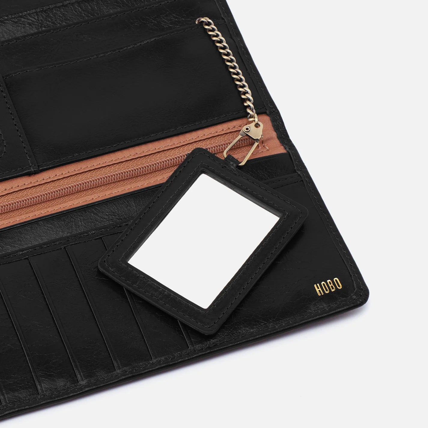 Rachel Continental Wallet in Polished Leather