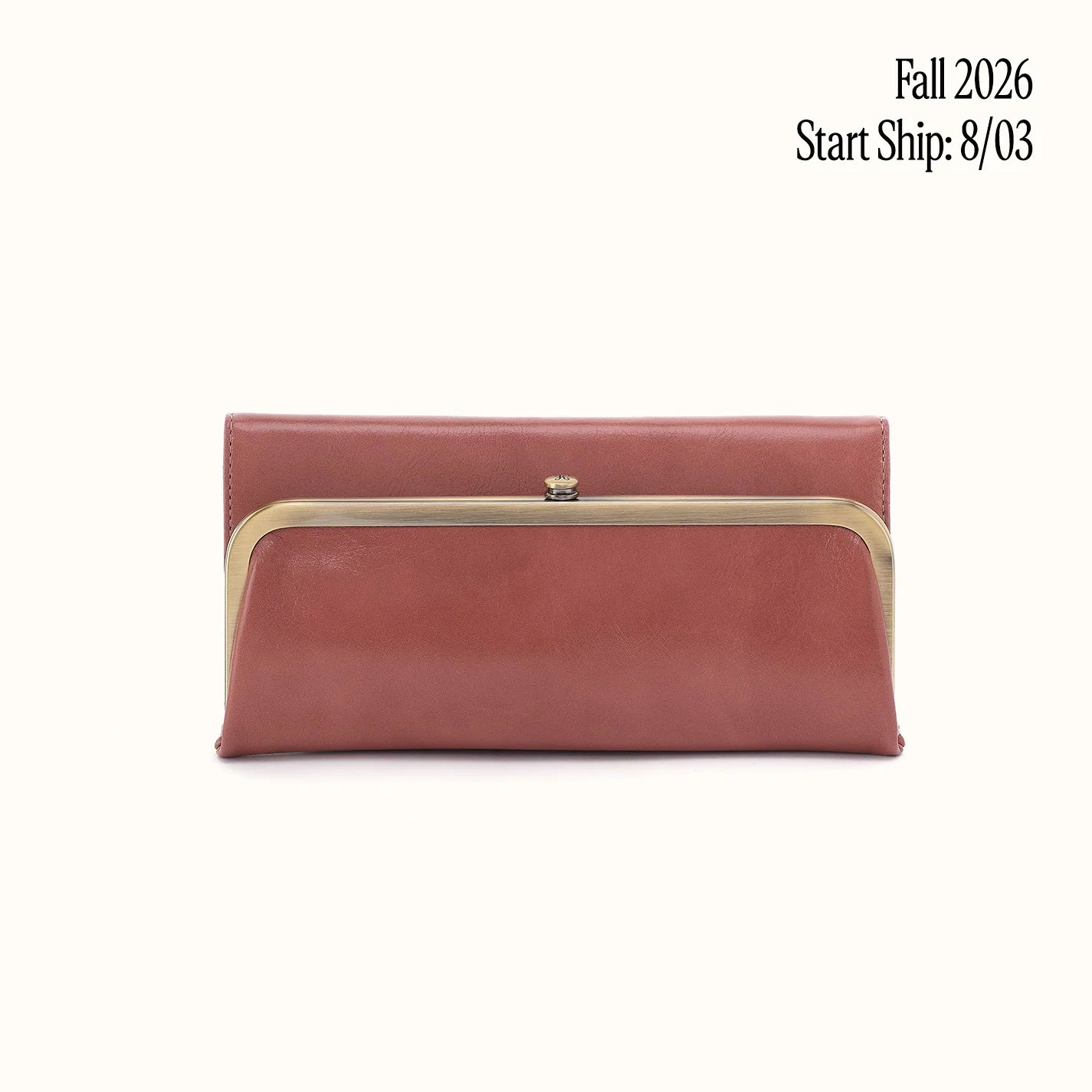 Rachel Continental Wallet in Polished Leather