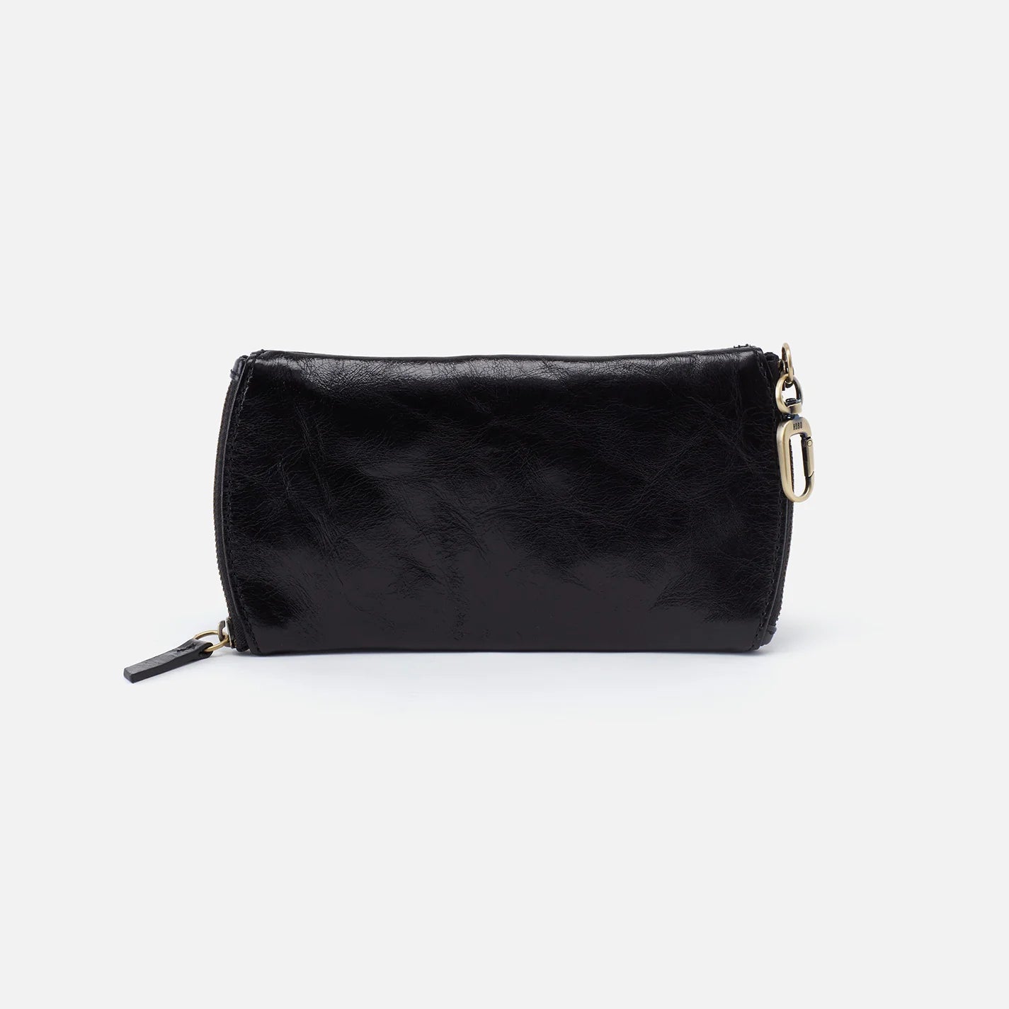 Spark Double Eyeglass Case in Polished Leather