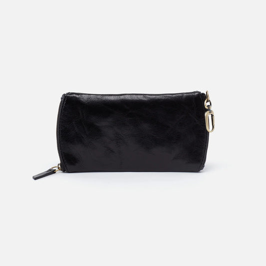 Spark Double Eyeglass Case in Polished Leather