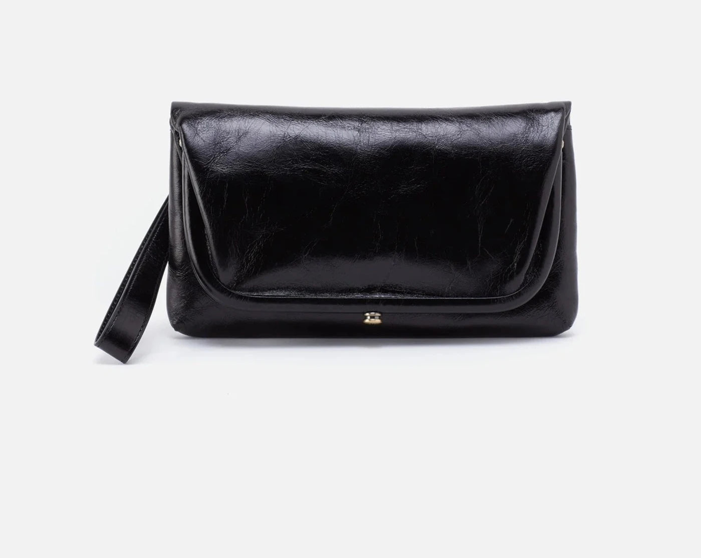 Lauren Wristlet In Polished Leather