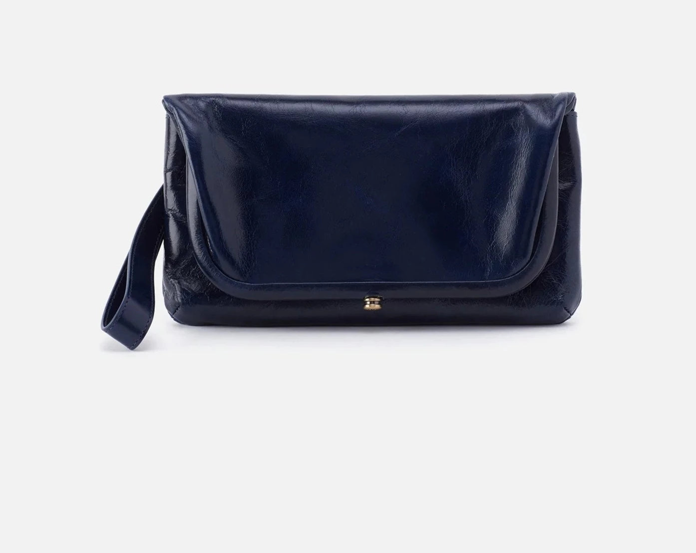 Lauren Wristlet In Polished Leather