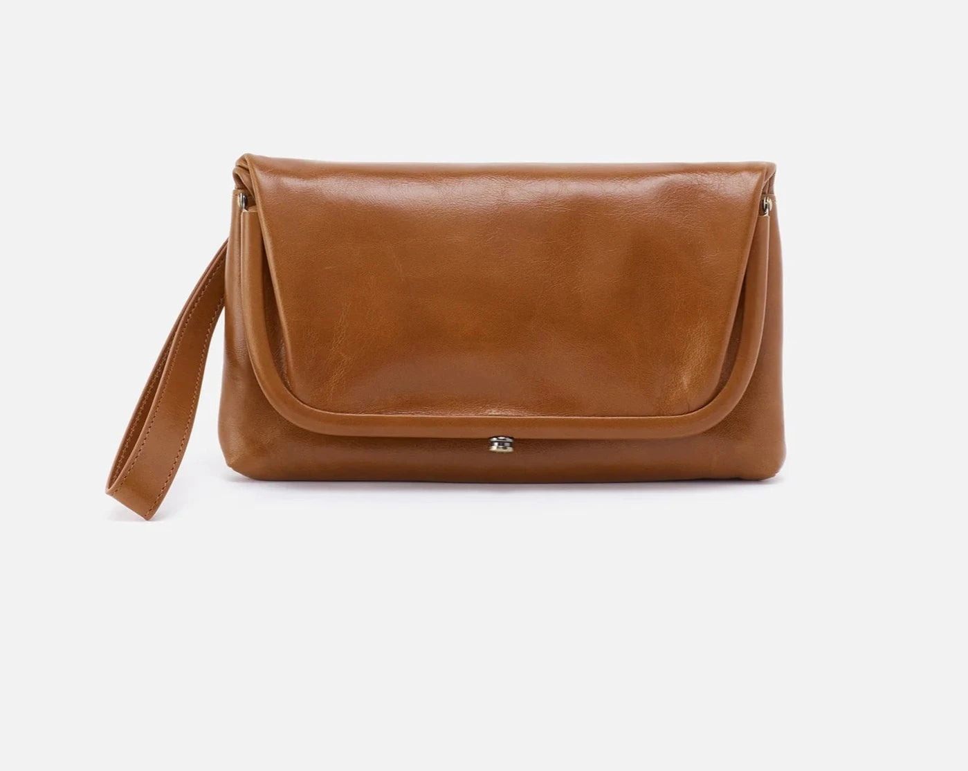 Lauren Wristlet In Polished Leather