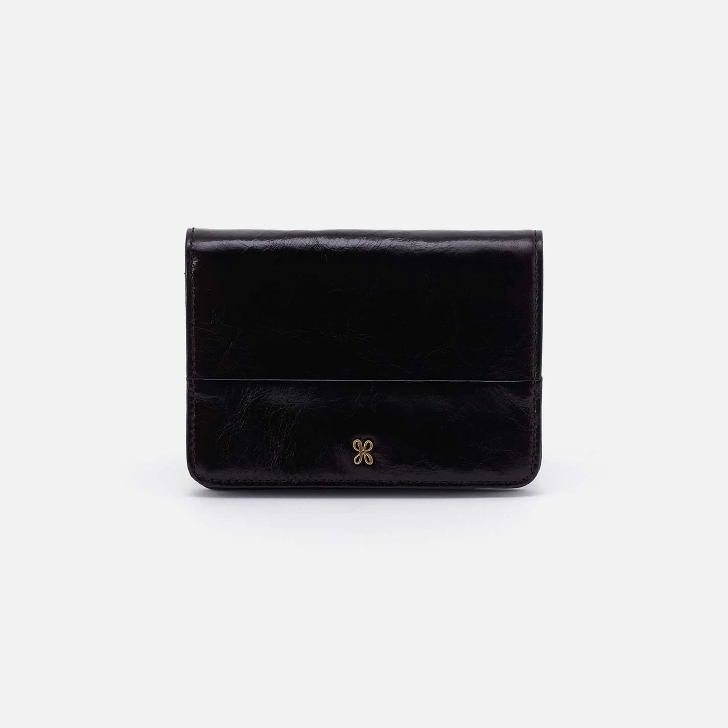 Jill Bifold Wallet in Polished Leather