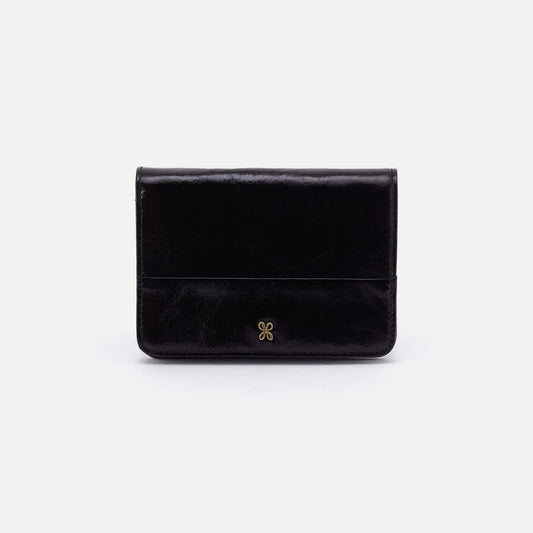 Jill Bifold Wallet in Polished Leather
