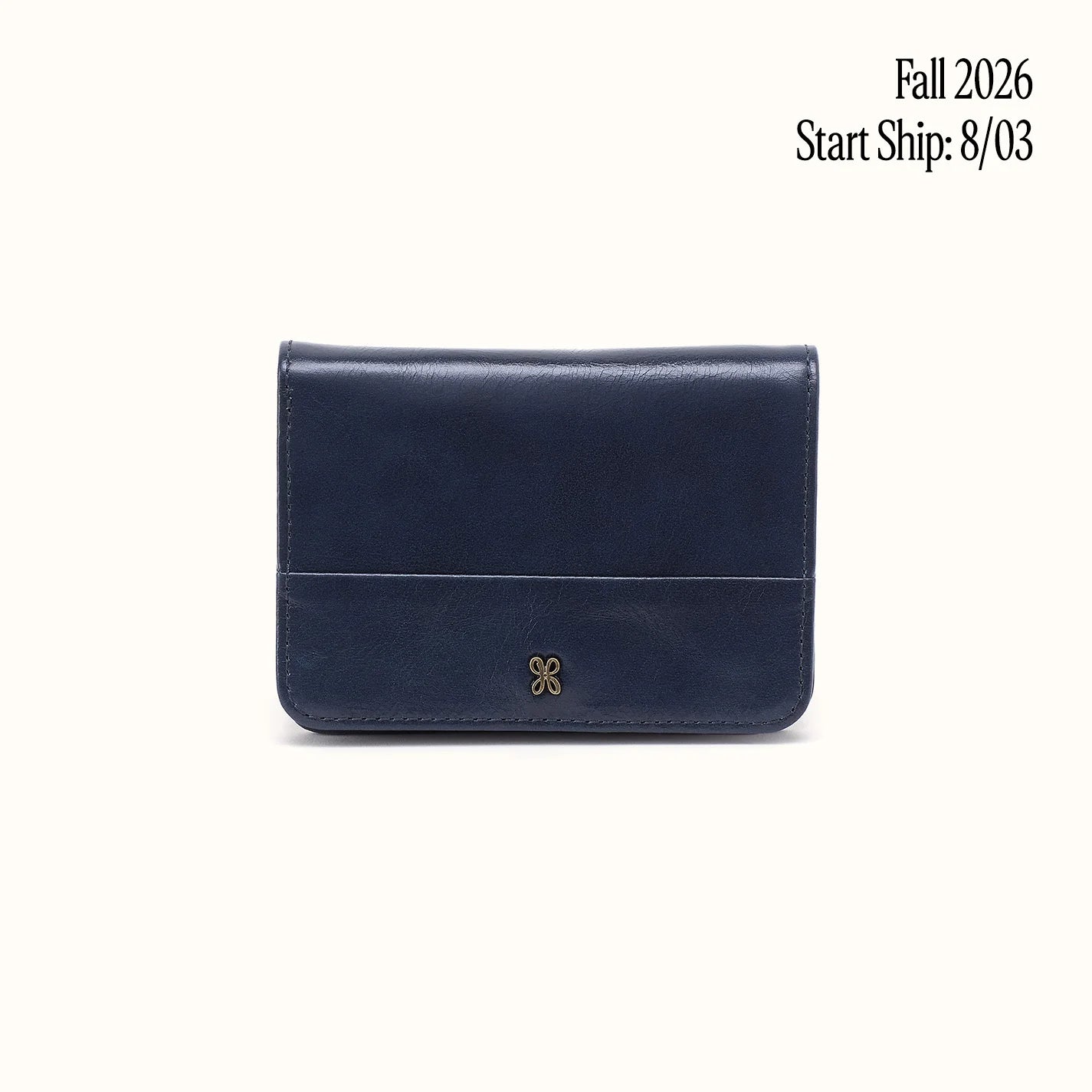 Jill Bifold Wallet in Polished Leather