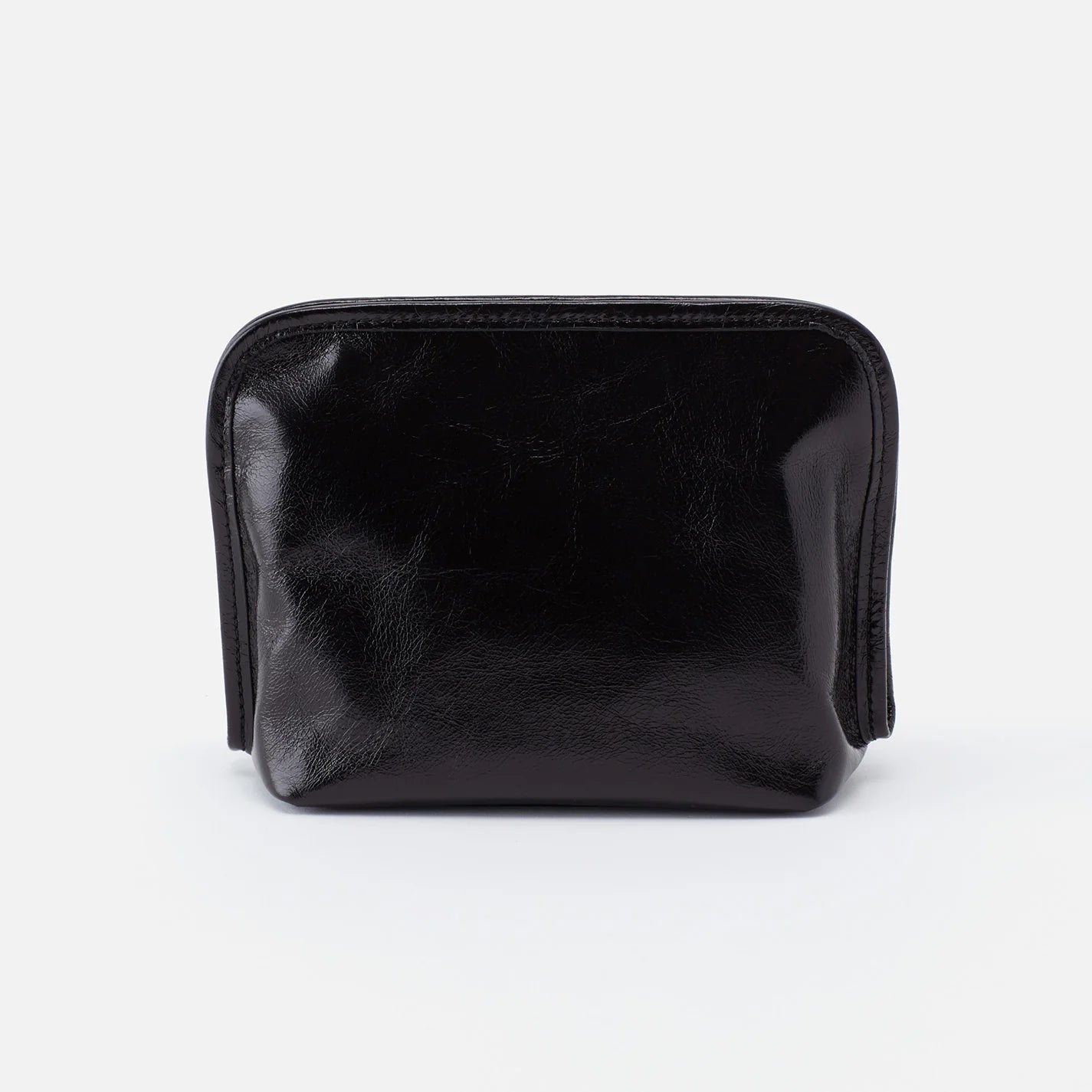 Beauty Cosmetic Pouch In Polished Leather