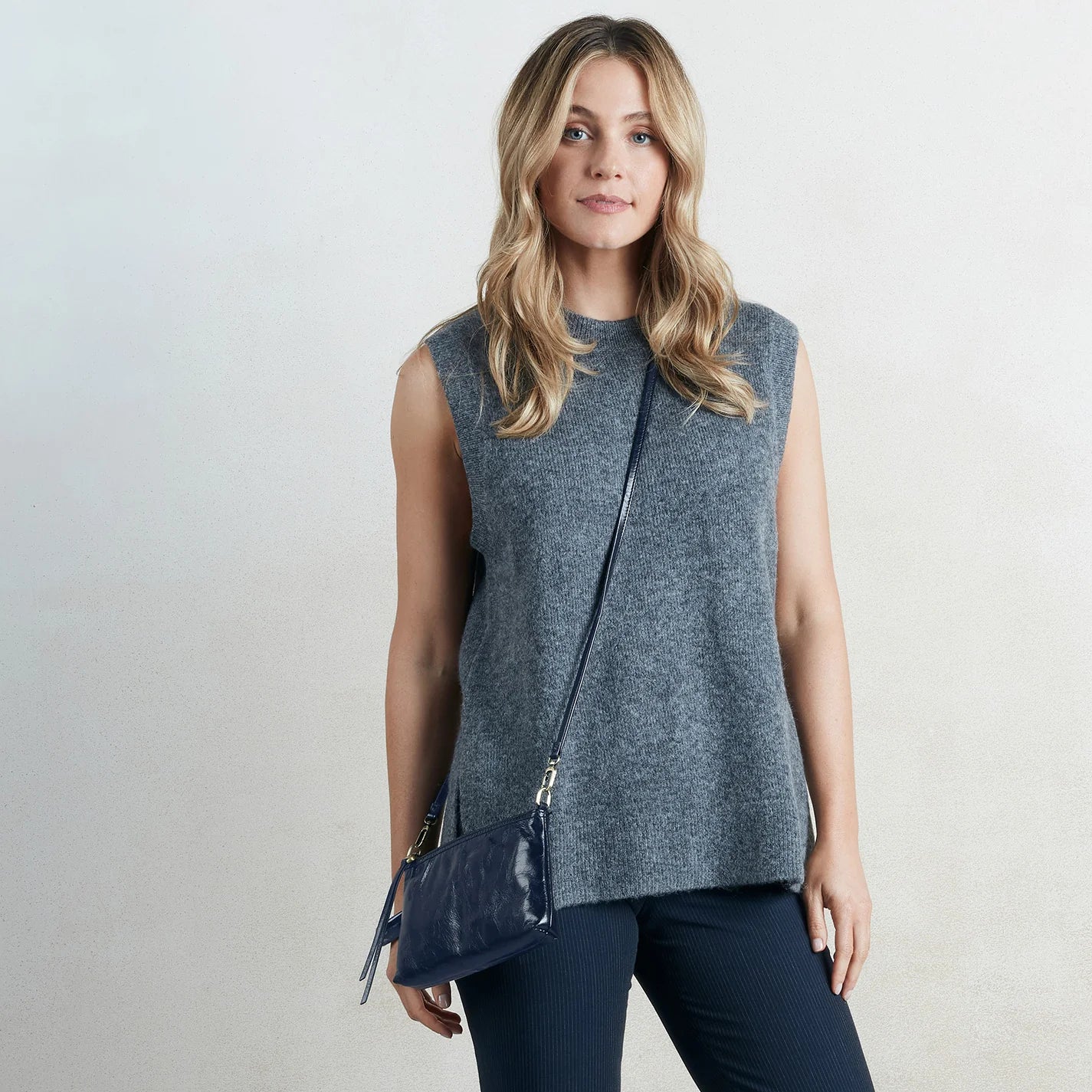Darcy Crossbody in Polished Leather