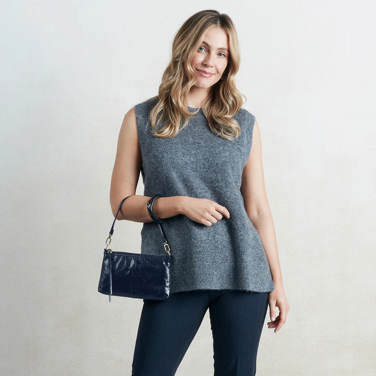 Darcy Crossbody in Polished Leather