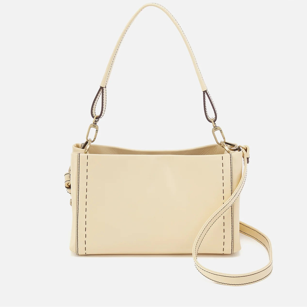 Seneca Shoulder Crossbody In Polished Leather