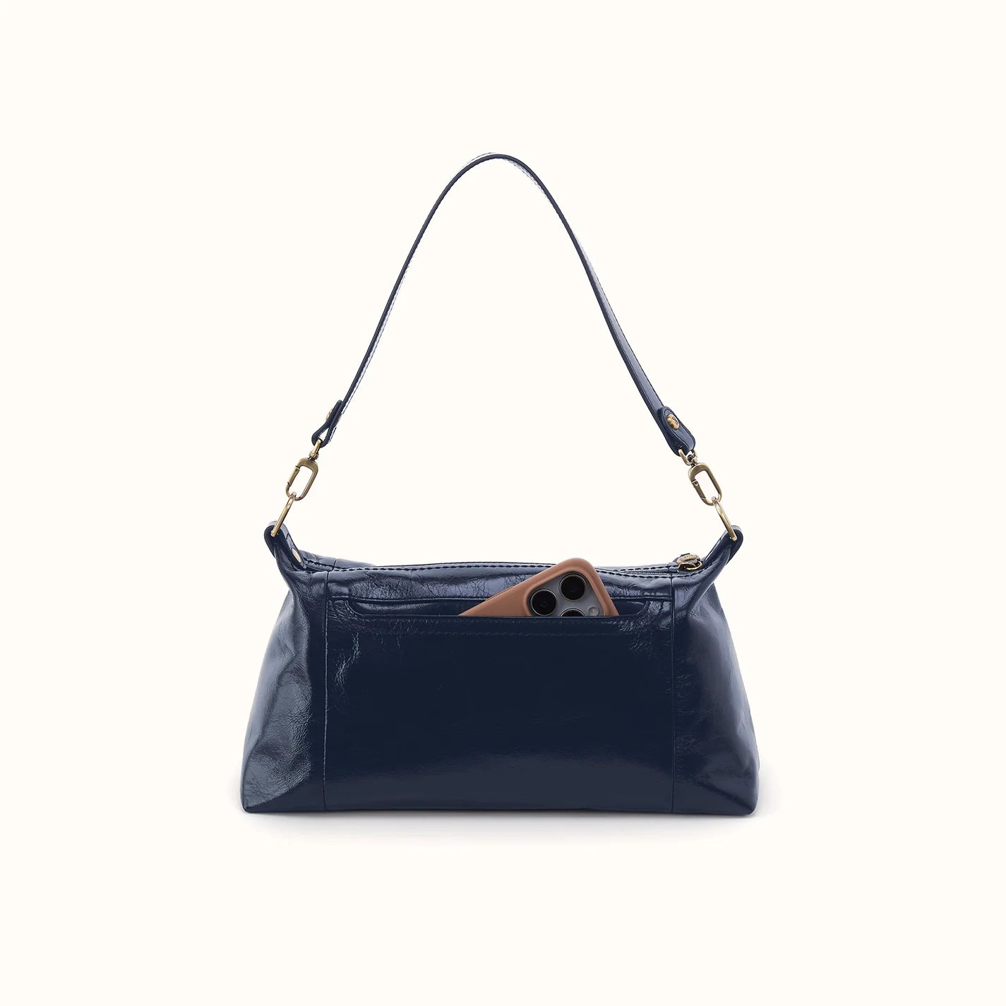 Darcy Shoulder in Polished Leather