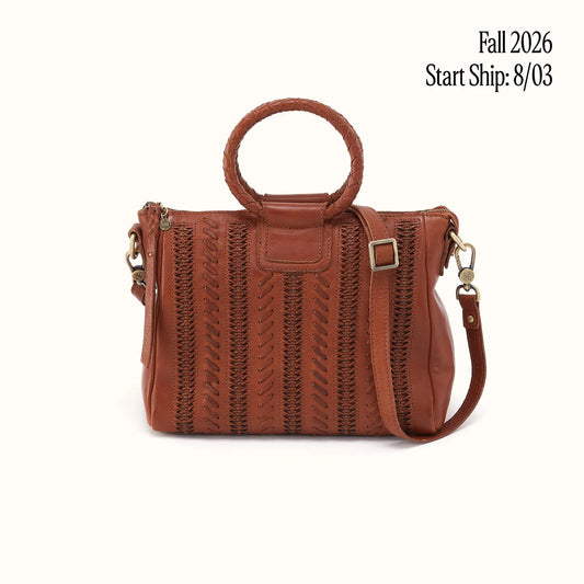 Sheila Medium Satchel in Washed Leather