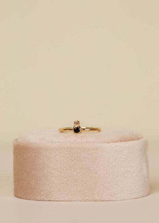 Rings - Black CZ Infinity