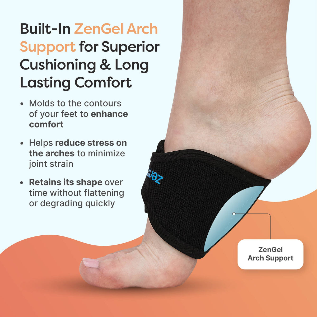 Adjustable Arch Support Bands 