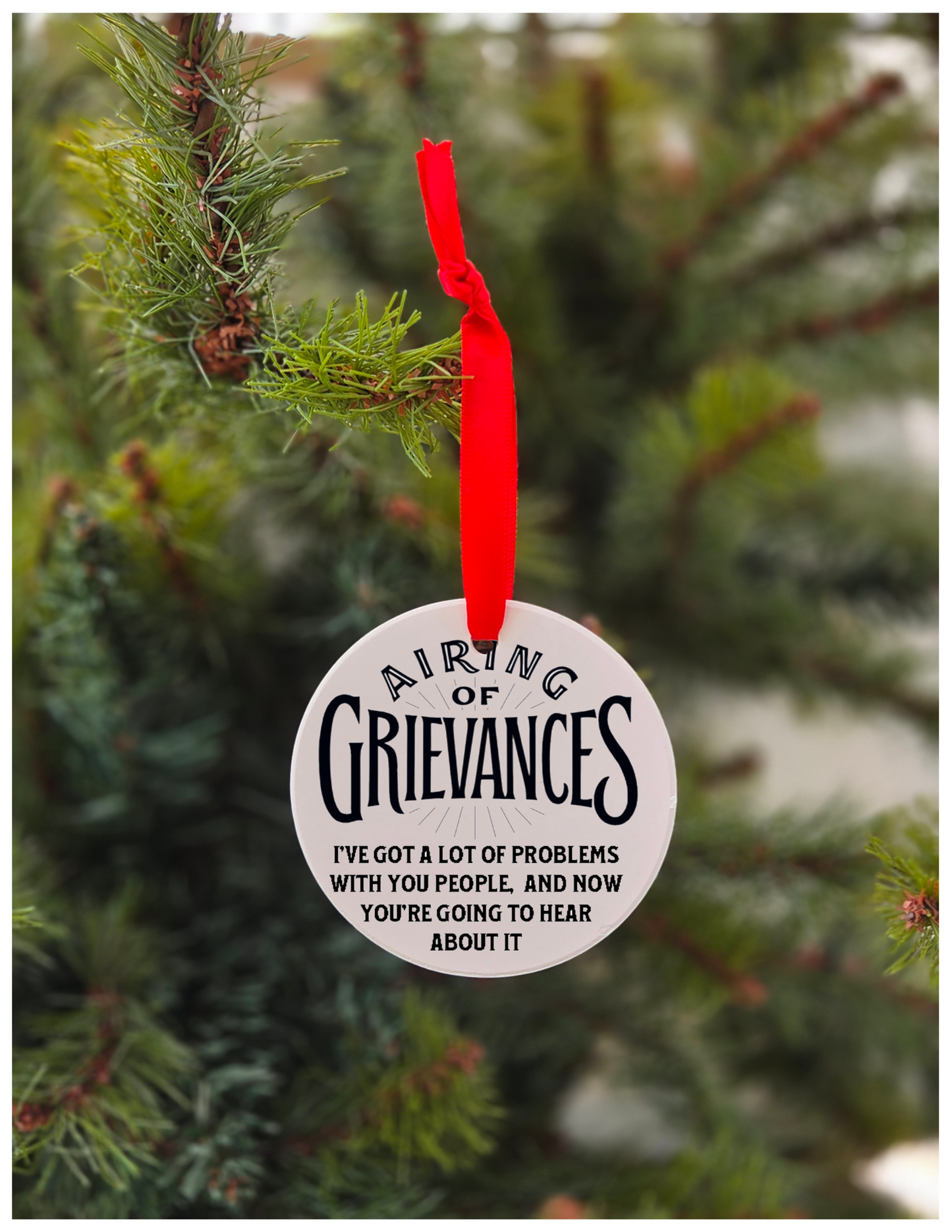 Festivus Christmas Tree Ornament | 90s Christmas