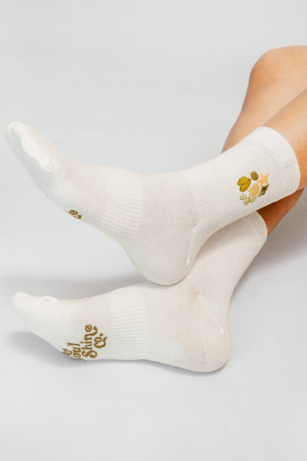 Shell Knit Ankle Sock by Soulshine Co