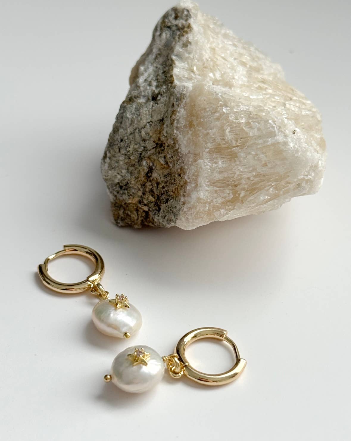 Chaska Huggie Hoop Earrings 