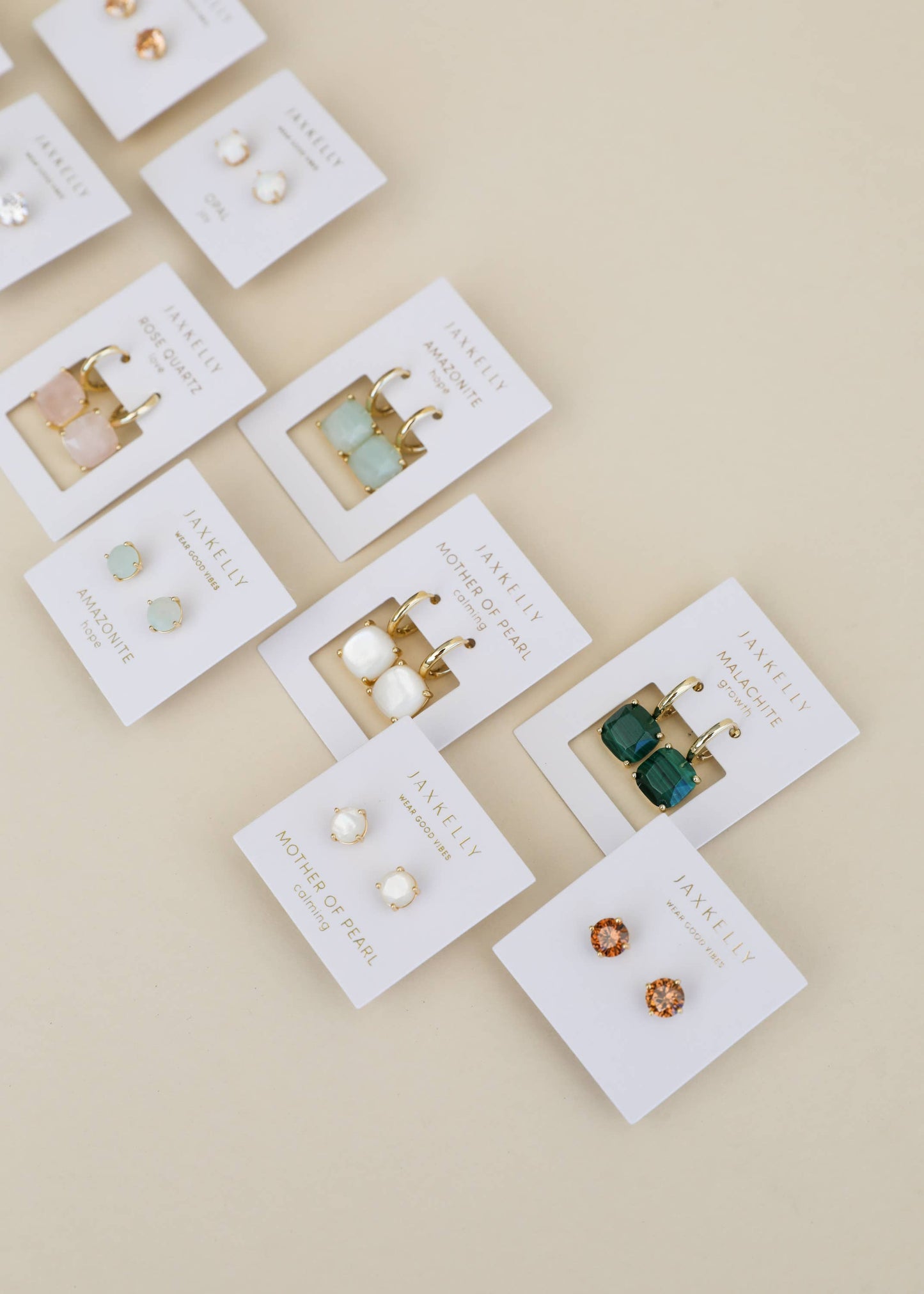 Gemstone Mini Drop - Mother of Pearl