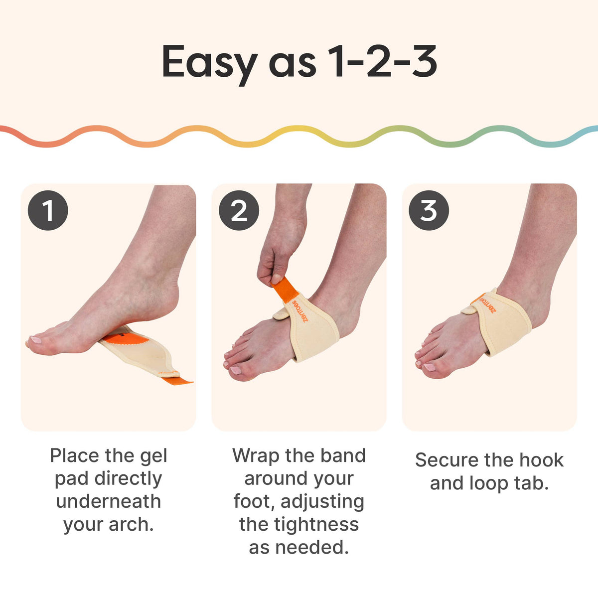 Adjustable Arch Support Bands 
