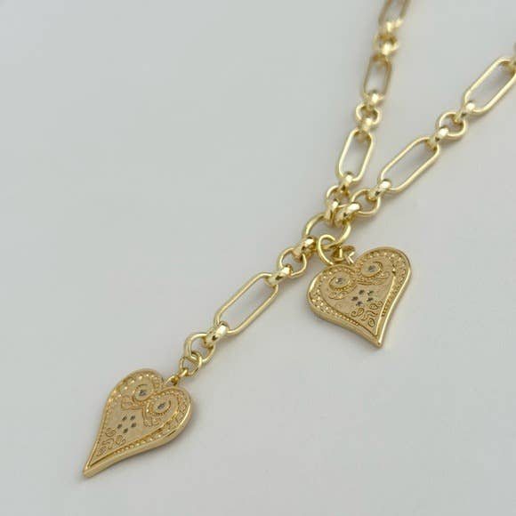 Two of Hearts Necklace