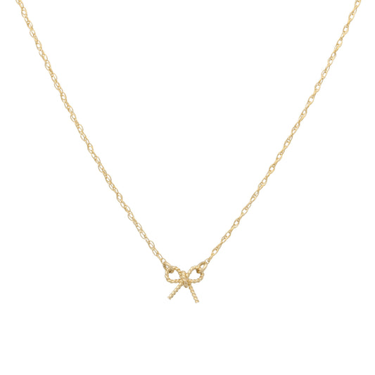 Sofia Bow Necklace