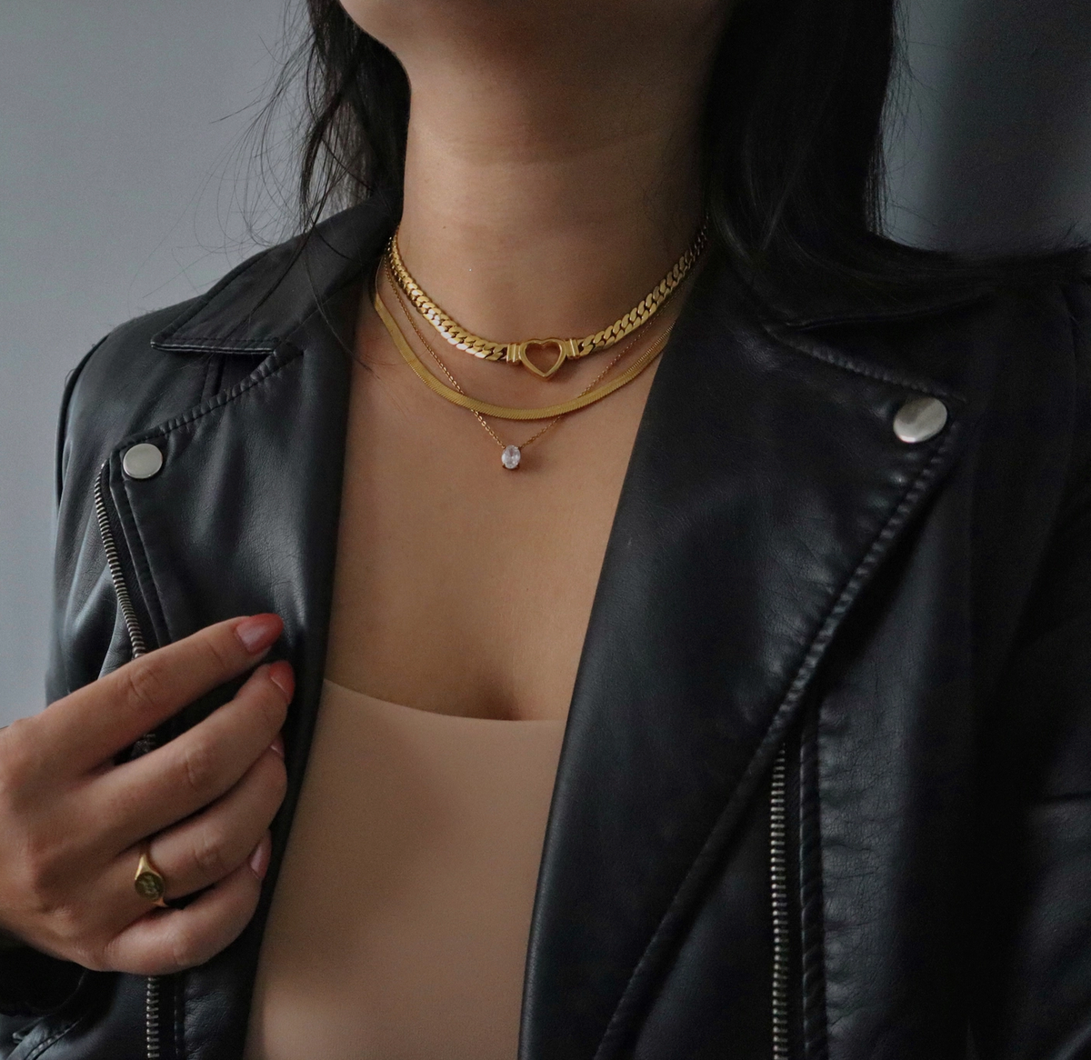 Heart Choker | Chunky Statement Necklace