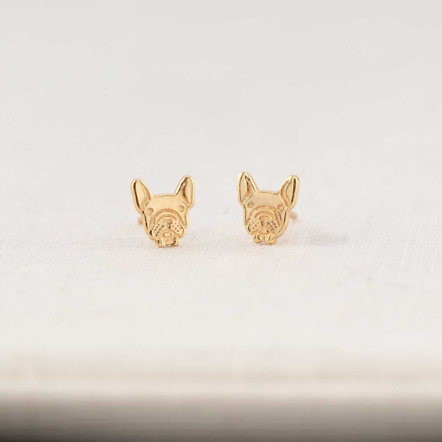 French Bulldog Stud Earrings