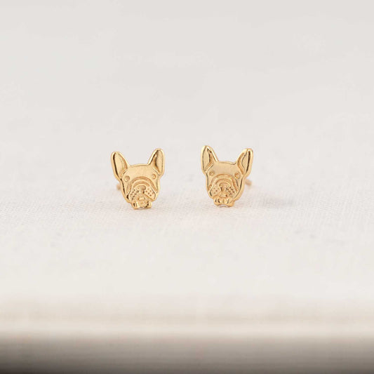 French Bulldog Stud Earrings
