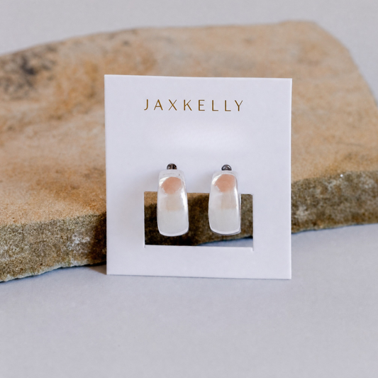 Silver Hoop - Wide - Earrings