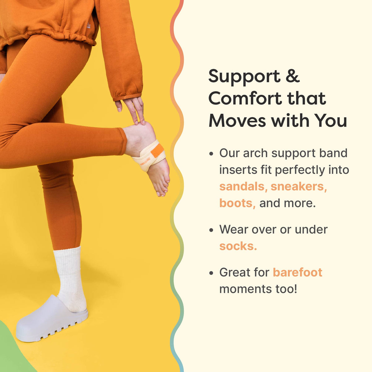 Adjustable Arch Support Bands 