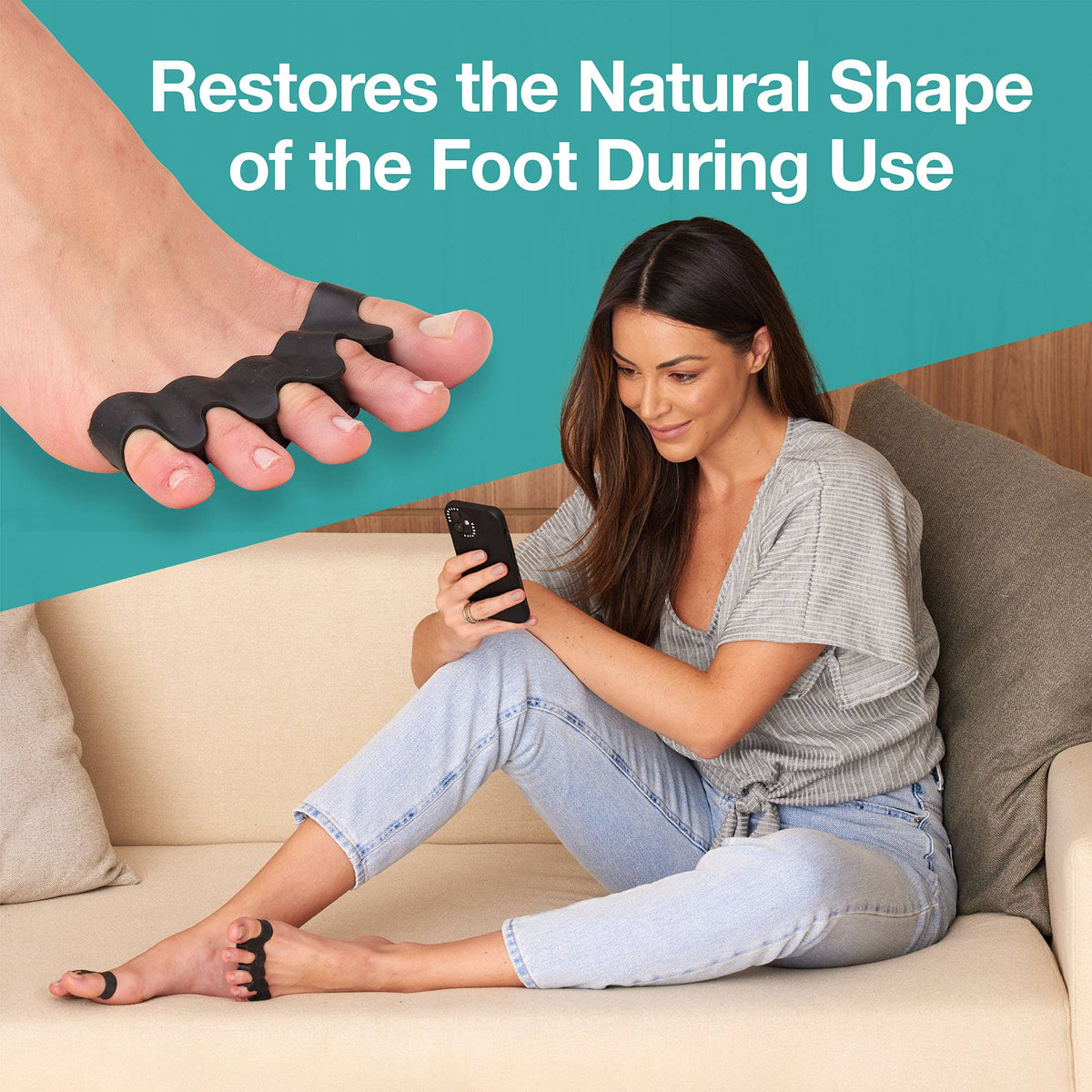Five Loop Toe Separator - 1 Pair